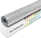 Silver Glitter Heat Transfer Vinyl 12Inch*6FT Glitter Iron on Vinyl for T Shirts Easy to Cut and Weed Compatible with All Cutter Machines HTV Vinyl Iron on for Cricut (Silver12Inches*6Ft)