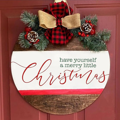 Christmas Stencils for Painting on Wood 12" Christmas Stencils for Crafts Reusable Xmas Holiday Stencil for Door Mats Round Hanger Fabrics Decor