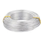 Fashewelry 328 Feet 15 Gauge Aluminum Wire Silver Bendable Metal Craft Wire for Beading Jewelry Craft Making