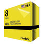 Trotec TroLase | 12"x12"x1/8", 8 Pcs | Yellow/Black| 2 Ply | Modified Acrylic | Laser Engraving Double Color Plastic Sheet | Engraving Blanks for Laser, Saw, Guillotine | Made in USA