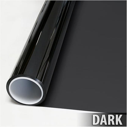 BDF EXNA20 Exterior Window Film Daytime Privacy and Heat Control Natural Black 20 (Dark) - 36in X 24ft