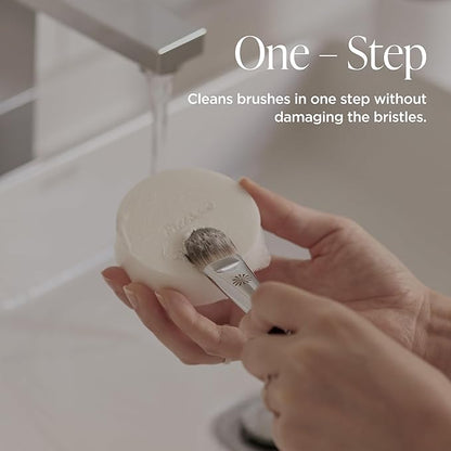 Piccasso Brush Cleaner – Makeup Brush Cleaner Cleanser Soap for Deep Cleaning, Gentle Brush Cleaner for Makeup Brushes, Professional Brush Cleaner Make Up Solid Cleanser