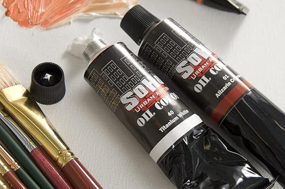 Soho Urban Artist Oil Paint - Sap Green, 170 ml Tube - Best Valued Oil Colors for Painting, Excellent Pigment Load