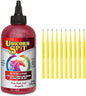 Unicorn SPiT Gel Stain and Glaze in One - Pixie Punk Pink 8 oz. Bottle Detail Sticks (Pixie Punk Pink, 8 oz)