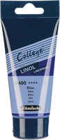 Schmincke - College Linol, Artists' lino Printing Inks, Blue in 75 ml Tube, 39400013, Low-Odour Water-Based lino Printing Ink, lightfast, Even Print