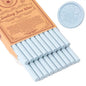 Pale Blue Sealing Wax Sticks, WASOHLING 20Pcs Glue Gun Wax Seal Sticks for Wax Seal Stamp, Light Blue Wax Seals for Christmas Wedding Invitation Envelope Letter Seals, Craft Adhesive (Mini Size)