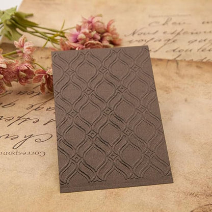 6Pcs Flower Leaf Embossing Folders DIY Craft Paper Card Embossing Template Stencil Paper Card Decorating Mold Plastic Embossing Machine Template for Card Making Scrapbooking Photo Album Decoration