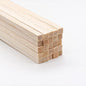 Premium 1/4" x 12" Balsa Wood Sticks 50pcs - Square Unfinished Lightweight for Architectural Models, DIY Crafts