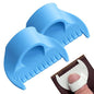 2 PCS 4mm Edge Lock Seam Guide, Mini Sewing Finger Ruler for Hand Sewing, DIY Sewing Kit Tool, Sewing Needle Gauge Measuring Guide, Blue