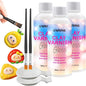 3 Packs Air Dry Clay Varnish, 180ml Air Dry Clay Glaze, Polymer Clay Glaze, High Gloss Clay Sculpture Sealant for Air Dry Clay Pottery Waterproof Scratch Resistant Varnish for Clay (60ML X 3Pack)