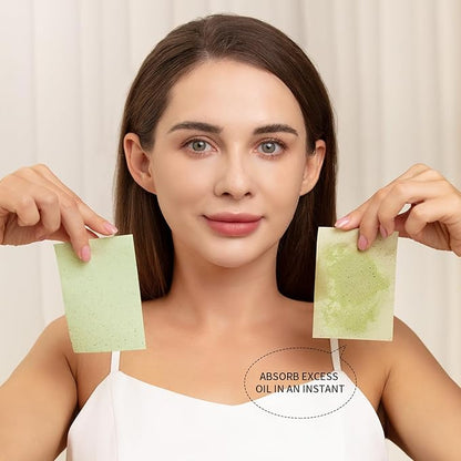 Teenitor Oil Blotting Sheets for Face, 600 Sheet Oil Absorbing Sheets for Face, Blotting Papers for Face Blotting Paper for Oily Skin, Oil Wipes for Face Oil Sheets, Oil Pads for Face Oil Control Film