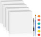 LuckyFoam White 4 Pack 12x12x2 inch Foam Sheets 2 Inch Thick Polystyrene Rectangles XPS Foam Board Craft for Insulating DIY Modeling Art Supplies