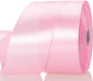 2 Inch Pink Solid Satin Ribbon, 50 Yards Craft Fabric Ribbon for Gift Wrapping Floral Bouquets Wedding Party Decoration