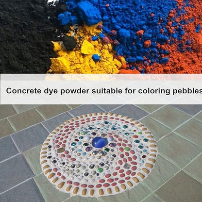 GOODTAKE Concrete Pigment, Dark Grey Iron Oxide Pigment Powder, Concrete Cement Dye Color Powder for Pastel Tile Paint Mortar Grout (Dark Grey, 16 oz)