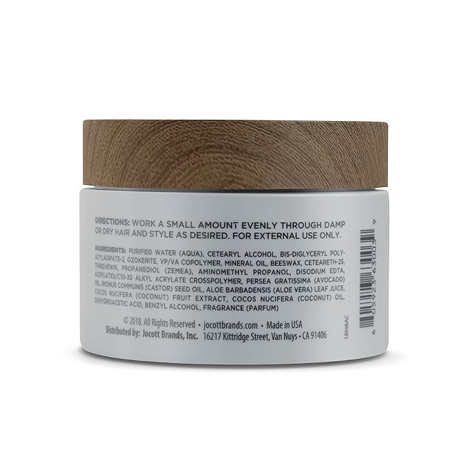 Blackstone Men's Grooming Thickening Fiber Paste Gel for Hair Styling - Adds Volume with Pliable Hold & Matte Finish | Paraben & Cruelty Free | Made in USA, Sandalwood (4 Oz, 2 Pack)