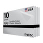 Trotec TroLase Lights | 24"x12"x1/250"(0.1mm thick) | Adhesive-Backed Flexible Laser Engraving Sheet/Film for Decal & Label | Double Color Plastic Sheet for Engraving | Smooth Silver/Black | 10pcs