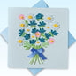 Quilling Cards, handmade card, quilled cards with Dedicated Paper Handmade Art for all occasions: Mother's day, Father's day, Birthday... daisy bouquet (Daisy bouquet)
