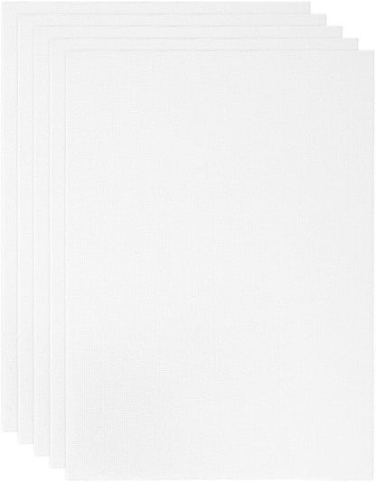 PATIKIL 4x6 Canvas Boards for Painting, 6 Pack 100% Cotton Square Triple Primed Stretched Blank Art Canvas Panel Bulk Thin for Acrylic, Oil, Tempera Paints, White