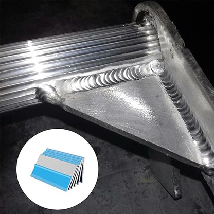 Welding Coupons- 6Pack 6061 T651 Aluminum Sheet Metal 2" X 4" X 0.125Inch Flat Plain Small Aluminum Plate Weld Practice kit for MIG, TIG, Stick, Arc, Gas, Brazing, Welding Practice kit for Beginners