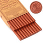 Red Gold Sealing Wax Sticks, WASOHLING 20Pcs Glue Gun Wax Seal Sticks for Wax Seal Stamp, Red Gold Wax Seals for Christams Wedding Invitation Envelope Letter Seals, Craft Adhesive (Mini Size)
