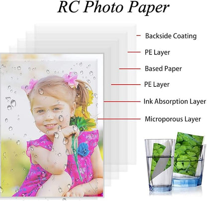 Koala Ultra Premium Photo Paper 13x19 In Glossy Photo Printer Paper for Inkjet Printer Water Resistant 50 Sheets 72lb