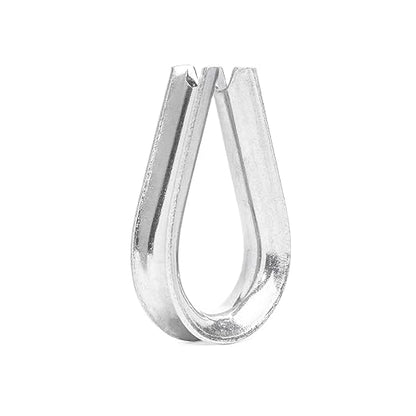 Heavy Duty Stainless Steel Thimbles for 5/8” Cables, T316 Marine Grade – Lot of 10