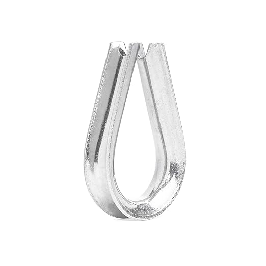 Heavy Duty Stainless Steel Thimbles for 3/4” Cables, T316 Marine Grade – Lot of 100