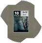 Mat Board Center, Pack of 10, 8x10 for 5x7 Gray Color Mats - Bevel Cut, Acid Free, 4-ply Thickness, White Core - for Pictures, Photos, Framing