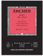 Arches Huile Oil Pad, Cold Pressed, 140lb/300gsm, 12 Sheet, 9x12 inch, Arches Oil Paper 100% Cotton