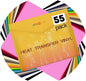 HTVRONT Heat Transfer Vinyl - 55 Pack 12" x 10" Iron on Vinyl Compatible with Cricut Cutting Machine, 44 Assorted Colors HTV Vinyl with 1 PTFE Sheet for All Cutter Machine - Easy to Cut & Weed