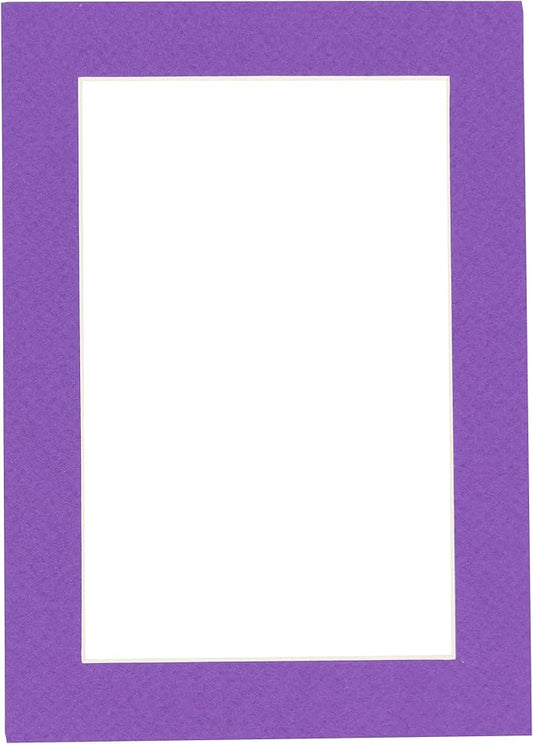 11x14 Mat for 8.5x11 Photo - Precut Purple Picture Matboard for Frames Measuring 11 x 14 Inches - Bevel Cut Matte to Display Art Measuring 8.5 x 11 Inches - Acid Free ONE MAT