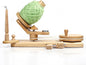 Wooden Yarn Winder with Swift – Manual Yarn Ball Winding Tool for Knitting and Crocheting (ONLY Winder Beechwood)