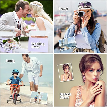 Uinkit 100 Sheets Thin Matte Presentation Paper Photo Double Sided 8.5x11 38lb 140gsm Printable on Both Sides Brochure Photos Picture Poster Playbill Flyer 6.5 Mil Coated for laser and Inkjet Printer