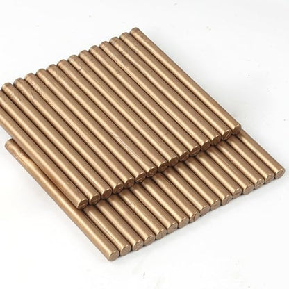 Bronze Wax Seal Sticks, 30pcs Sealing Wax Sticks, HOSEALING Glue Gun Wax Seal Sticks for Wax Seal Stamp, Premium Sealing Wax for Wedding Invitations, Letter, Envelope (Mini Size)