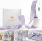 HUIHUANG Purple Satin Ribbon 1-1/2 inch x 100 Yards Lavender Color Double-Faced Satin Ribbon for Flower Bouquet, Gift Wrapping, Eternal Roses, DIY Crafts, Bridal Shower Wedding Decor