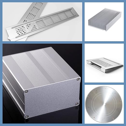 6061 Aluminum Sheet Metal 6 x 12 x 1/8 Inch, Heavy Duty Aluminum Sheets Plates with Protective Film, 3MM Thick Flat Plain Panel Plate Solid Metal Sheet Plate for Crafting Structural Framing Base Plate