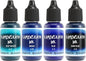 Alcohol Ink Set - 34 Color Variations - Set #18-4 Alcohol Inks x 0.51 fl oz (15 ml)