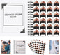 GOONAVI 15 Sheets 360 PCS Rose Gold Photo Corners Notebook, Self-Adhesive Corners for DIY Album Journal, Corner Stickers for Trip Memory Book