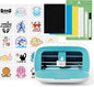 Likcut Vinyl Cutter Machine, Smart Sticker Maker Glee S501 for DIY Joy, Portable Cutting Tool for Crafting Beginner, Compact Design for Home & School Craft Projects, DIY Home Decor, Blue