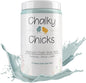 Chalky Chicks All-in-One Chalk Paint for Furniture or Cabinet - 32Fl Oz -Matte Finish Cancun Blue (Light Blue) for Metal, Wood Furniture Paint - No Sanding All-in-One for Home Decor & Crafts, USA Made