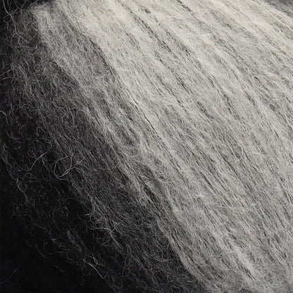 Pullu - Baby Alpaca Merino Wool Yarn Set of 3 Skeins (150 Grams) Worsted Weight - Sourced Directly from Peru - Heavenly Soft and Perfect for Knitting and Crocheting (Silver Noir)