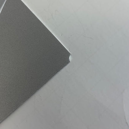 Blank Metal Plates for Laser Engraving - 4 Pack | Aluminum Sheets 0.020" Thick | CO2, Diode, Fiber Laser Compatible | Multiple Sizes & Colors (Silver (engraves black), 1x8.25 inch)