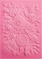 BAOFALI 3D Embossing Folder for Card Making,Rose Garden Clear Plastic Texture Fades Embossing Folder Template for Scrapbooking and Other Paper Craft Album Stamps DIY Decoration 6.3" L x 4.5" W