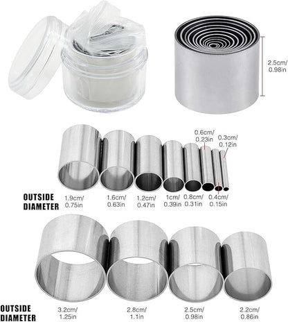 Yayatty Polymer Clay Tools, Acrylic Clay Roller, Acrylic Sheet, Rotary Cutting Mat, Round Polymer Clay Cutters with Clay Slicer Blade for Pottery and Sculpture (43 PCS)