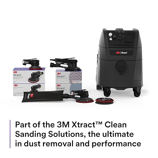 3M Xtract Cubitron II Hookit Clean Sanding Film Disc 775L, 150+, 6 in, Pack of 50 Hook and Loop Sanding Discs for Paint Preparation and Removal, General Sanding, Refining, Blending, and Featheredge