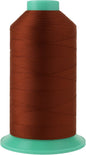 Mandala Crafts Size 346 210D T350 Bonded Nylon Thread Copper Brown Heavy Duty Sewing Threads - 415 YDs Tex 350 Thread for Leather, Jeans, Weaving, Outdoor Marine Upholstery Threads