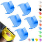 2mm-6mm Seam Guide for Hand Sewing Edge Lockranding Tool 5 PCS Set for Leather/Fabric/Craft Sew, Blue