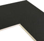 Craig Frames B572 Pre-cut Mat Board for 19x25 Print, 22x28, Pebble Black