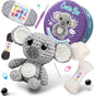 Cookie Box Crochet Kit for Beginners – Gift Set to Make Koala Coal Amigurumi Plushie – Easy DIY Crochet & Knitting Starter Kit with Video and PDF Tutorials