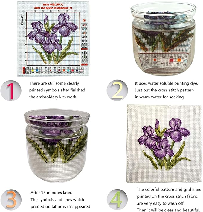 Artvxeay Cross Stitch Kits Stamped Full Range of Embroidery Kits for Beginners Adults 11CT Pattern Stitch Embroidery Kits Needlepoint Kits DIY- (Golden Autumn Scenery 18x18 inch)